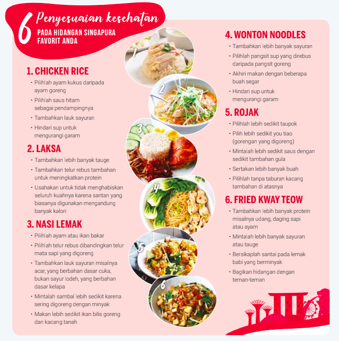 6 healthy tweaks to your favourite singapore dishes