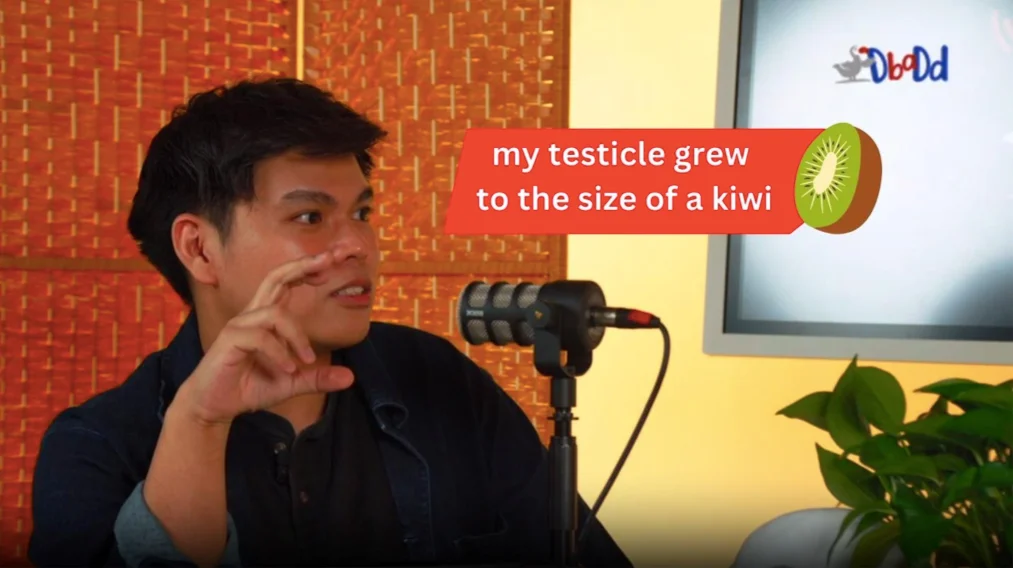James Rainier - my testical grew to the size of a kiwi testicular cancer